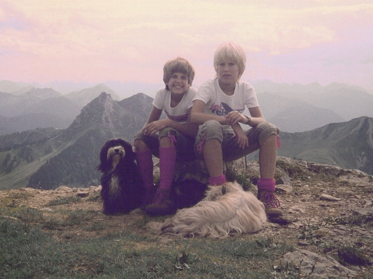 Charila und Jina mit Sandra und Bj�rn (1982) (medium)